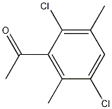 Molecular Structure of 164165-77-9 (1-(2,5-dichloro-3,6-dimethylphenyl)ethanone)